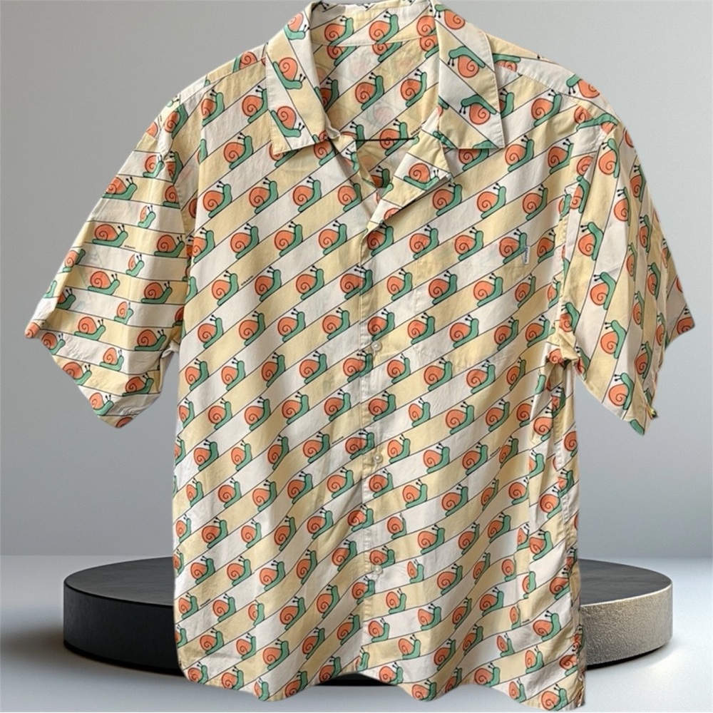 Coach Snail Camp T Shirt In Organic Cotton